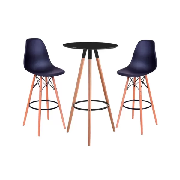 Mesas Bistro e Banquetas Charles Eames